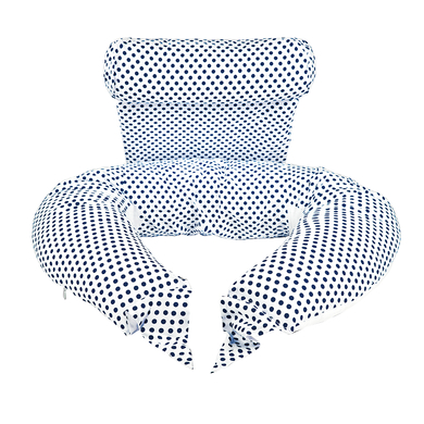 KOALA BABYCARE® Coussin d'allaitement et grossesse 8en1 blanc