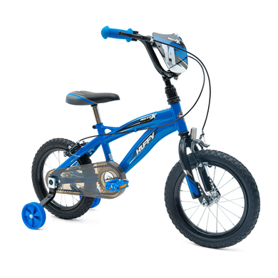 Huffy Kinderfahrrad Moto 14 Zoll, Blau 79469W