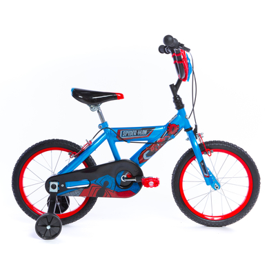 Huffy Vélo enfant Marvel Spider-Man 16 pouces EZ- Build, noir/rouge