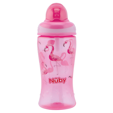 Image of Nûby biberon Soft Flip-It 360ml da 12 mesi, rosa