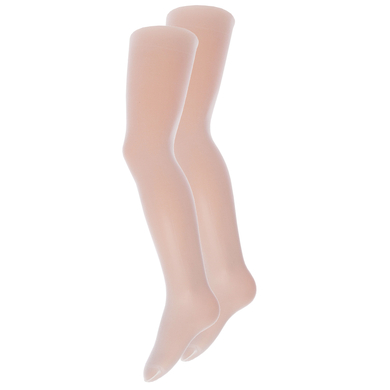 Ewers Collants fins, paquet de 2, 40DEN micro tissu blanc