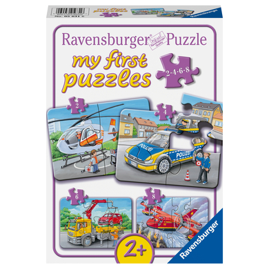 Ravensburger Il mio puzzle first - I miei veicoli di emergenza
