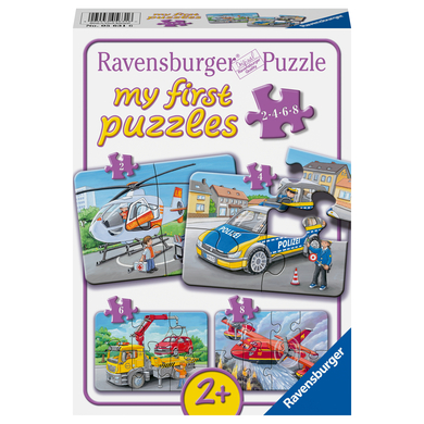 Ravensburger Puzzle de My first - Mes véhicules d'intervention