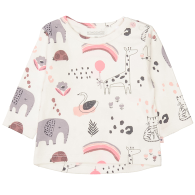 Staccato T-shirt chaud white à motifs