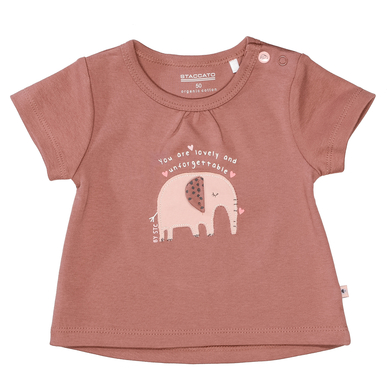 Staccato T-shirt soft indian red