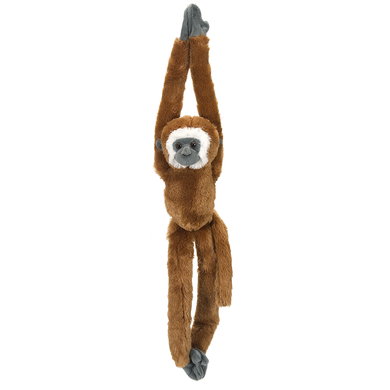 Wild Republic Peluche suspendue gibbon mains blanches 51 cm