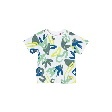 s. Olive r T-shirt avec Print