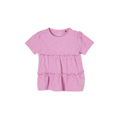 s. Olive r T-shirt med volanger rosa