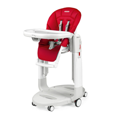 Peg Perego Chaise haute enfant Tatamia Follow Me Fragola similicuir