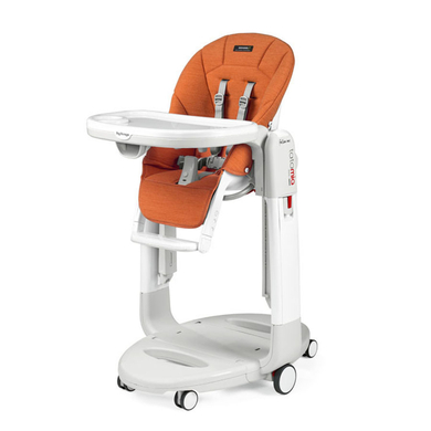 Peg Perego Chaise haute enfant Tatamia Follow Me Wonder Orange