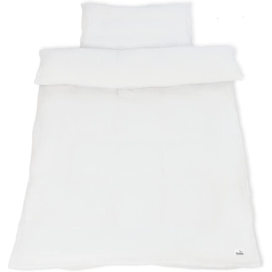 Levně Pinolino Mušelínové ložní prádlo 100 x 135 cm bílé