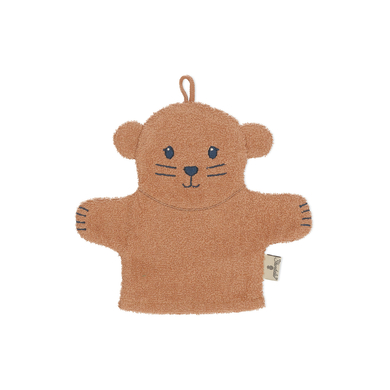 Sterntaler Gant de toilette enfant de jeu Otti brun