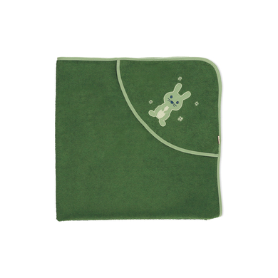 Levně Sterntaler osuška Kinni uni tmavě zelená 100 x 100 cm