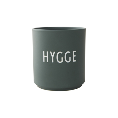 Design Letters Porzellanbecher Favourite Cups mit Lasergravur dark green