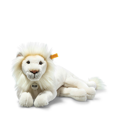 Levně Steiff Lion Timba bĂ­lĂˇ leĹľĂ­cĂ­, 43 cm