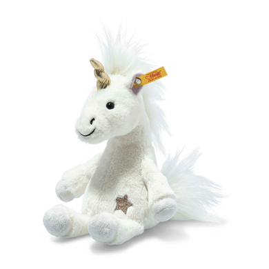 Steiff Mjuk Cuddly Friends Swerve Unicorn Unica vit, 20 cm