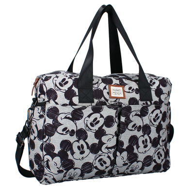 Kidzroom Sac à langer Mickey Mouse Cuddles All Day gris