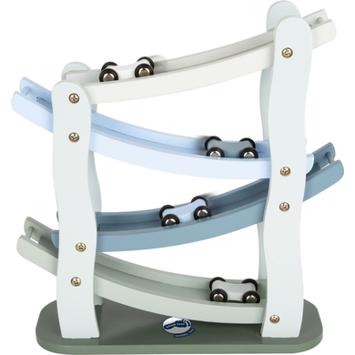 small foot® Circuit de voitures miracle bleu bois