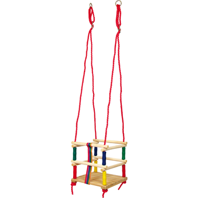 small foot® Siège de balançoire enfant harnais bois