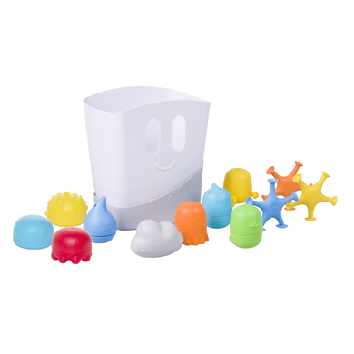 ubbi Egouttoir pour jouets de bain, jouets inclus