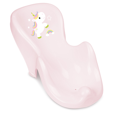 BABYKAJO Transat de bain bébé licorne rose