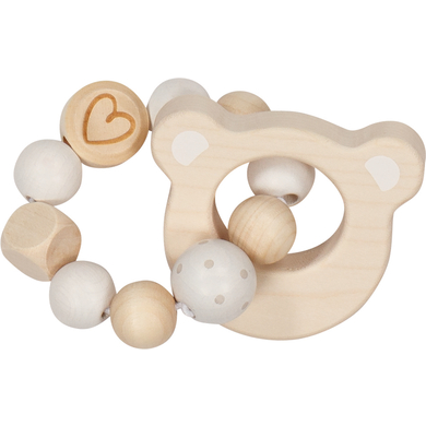 goki Hochet tête d'ours élastique bois