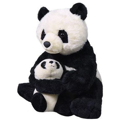 Wild Republic Doudou maman et bébé panda