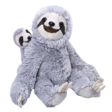 Wild Republic Peluche paresseux maman et bébé