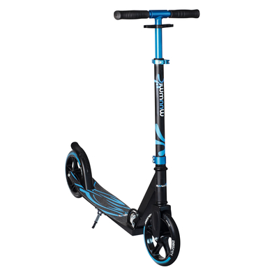 muuwmi Trottinette enfant 2 roues évolutive pliable Plus aluminium 205 mm, bleu/noir