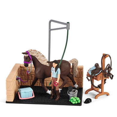 schleich® Figurine box de lavage pour chevaux Emily & Luna Horse Club 42438