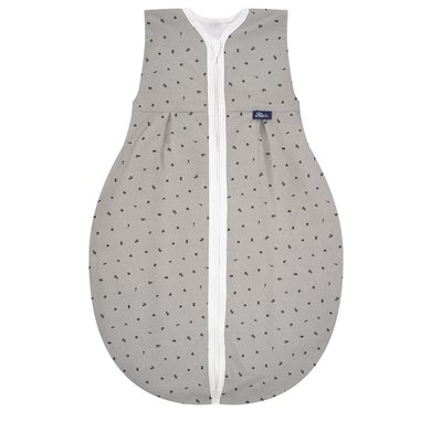 Alvi ® sovsäck Jersey Light bokstäver grå