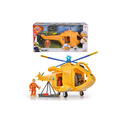 Simba Figurine hélicoptère Sam le Pompier Wallaby II