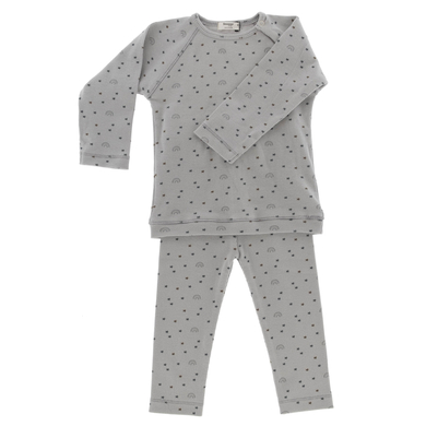 Image of Snoozebaby Set pigiama Milky Ruggine Arcobaleno