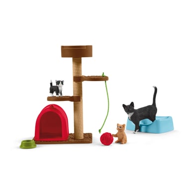 schleich  figura de juguete gatos 42501