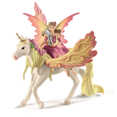 Image of Schleich Feya con Unicorno Pegaso 70568059