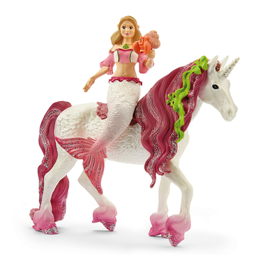 schleich® Figurine sirène Feya sur licorne de mer 70593