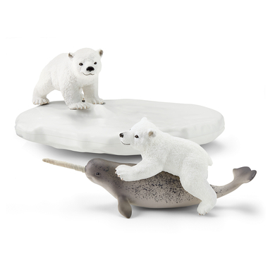 Schleich Wild Life - Isbjörn rutschkana 42531