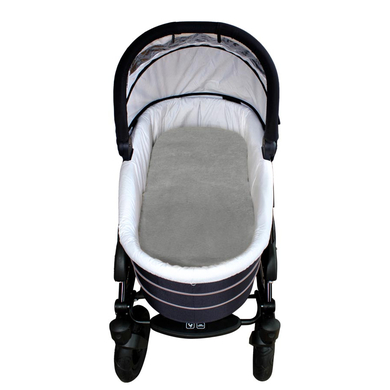 HEITMANN Matelas de poussette agneau gris 73x33 cm