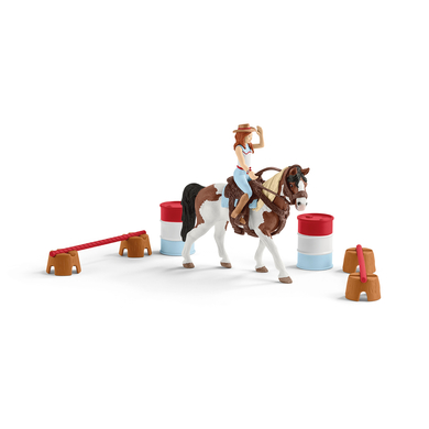 schleich® Figurine kit d’équitation western de Hannah Horse Club 42441