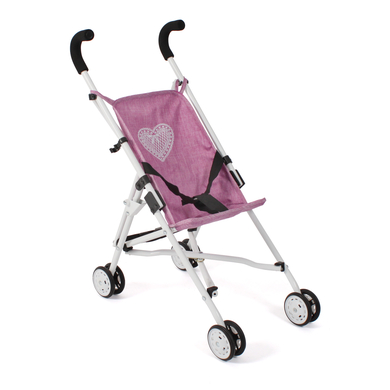 BAYER CHIC 2000 Mini Dockvagn ROMA Jeans rosa