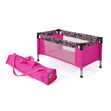 BAYER CHIC 2000 Lit de voyage pour poupées Hot Pink Pearl