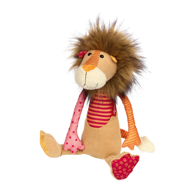 Image of sigikid ® Peluche Patchwork Sweety Leone, rosso