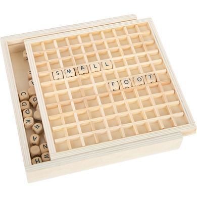small foot® Jeu d'assemblage de mots Educate bois, allemand