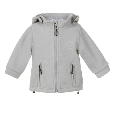 BMS Veste à capuche Clima-Fleece argent gris
