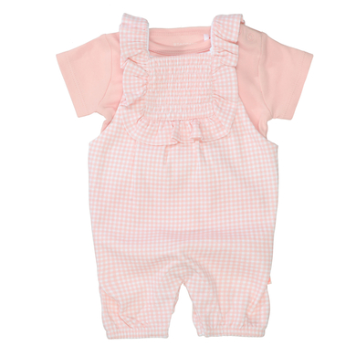 Staccato romper+shirt donkere snoepjes geruit