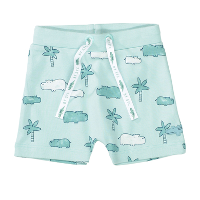 Staccato Shorts pastel mint à motifs