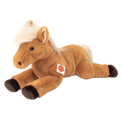Levně Teddy HERMANN ® Kůň ležící světle hnědý, 48 cm