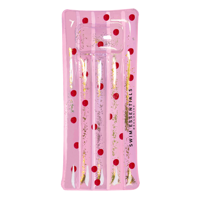 Image of Swim Essentials Materassino gonfiabile Luxus, rosa a pois