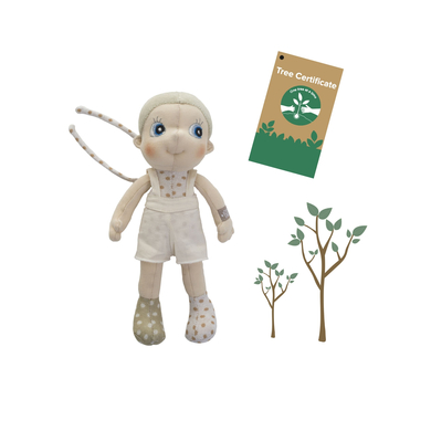 Image of rubensbarn® Bambola di stoffa Elm - Mini Ecobuds
