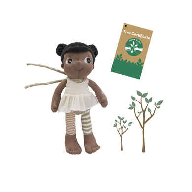 Image of rubensbarn® Bambola di stoffa Flora - Mini Ecobuds